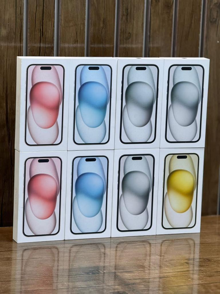 iPhone 15 128GB - Pink, Yellow, Blue & Black